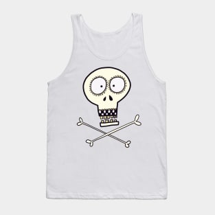 funny skull Tank Top